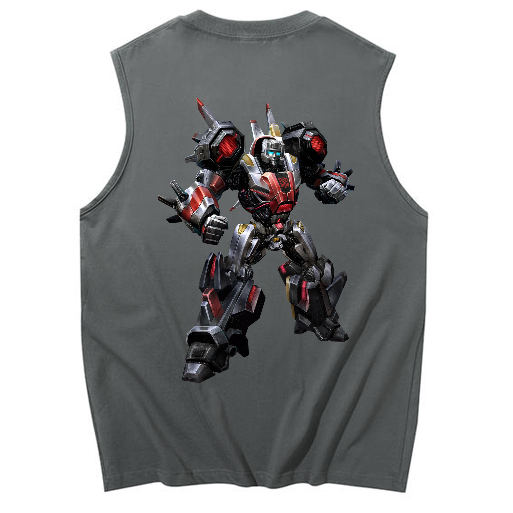 （画像用） Transformers トランスフォーマー コットン100％タンクトップ（背面プリント）